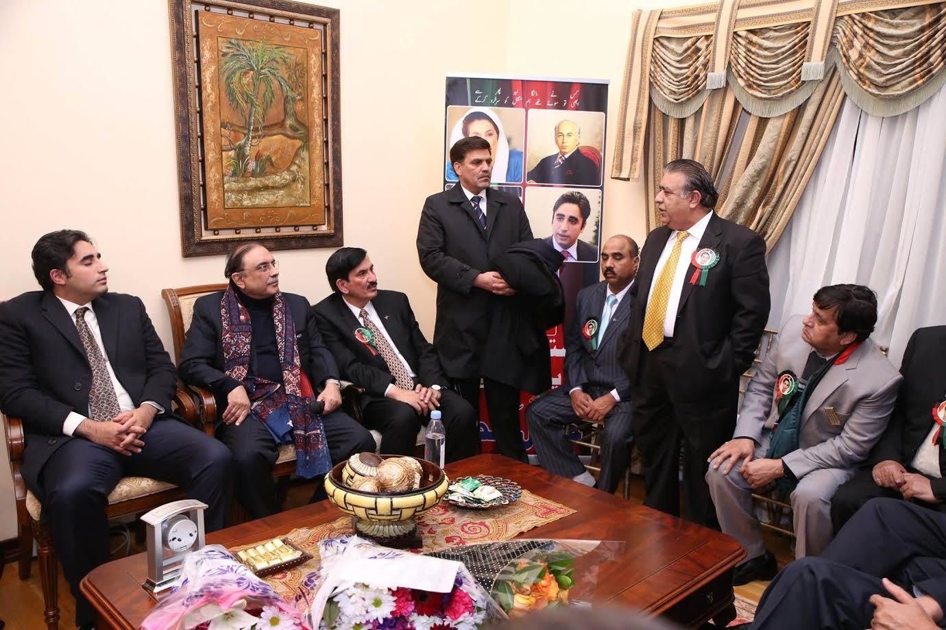 Abid Butt addressing to Chairman PPP issues in the party.2016.