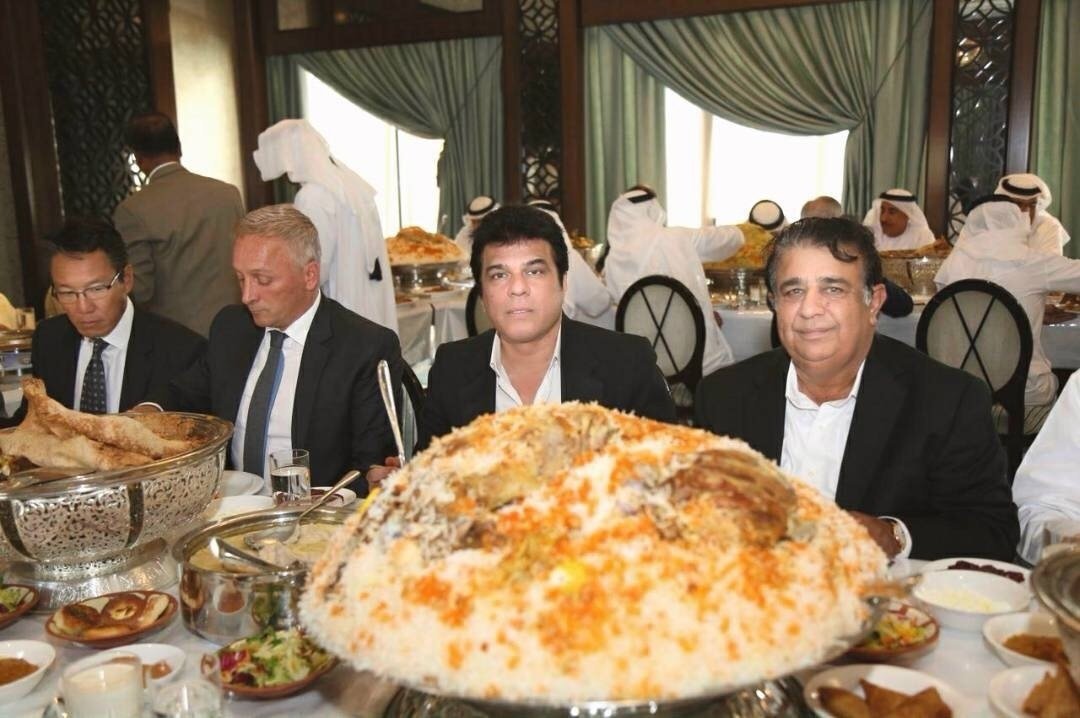 Abid Butt & Waris Baig at Royal Palace Dinner UAE (1)